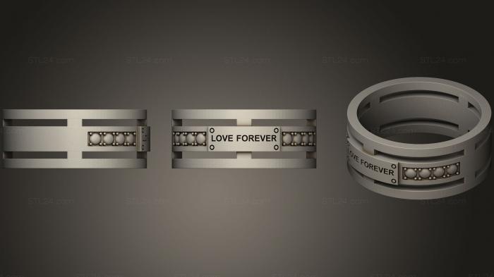 Jewelry rings (Ring 195, JVLRP_0677) 3D models for cnc